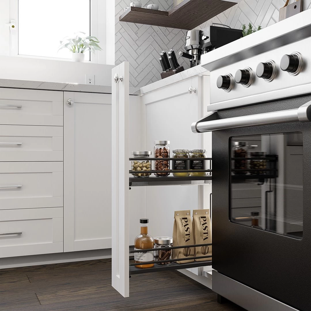 Galaxy Base Cabinet Pull Out Anthracite Grey - 450 Mm (18 In) - Image 10