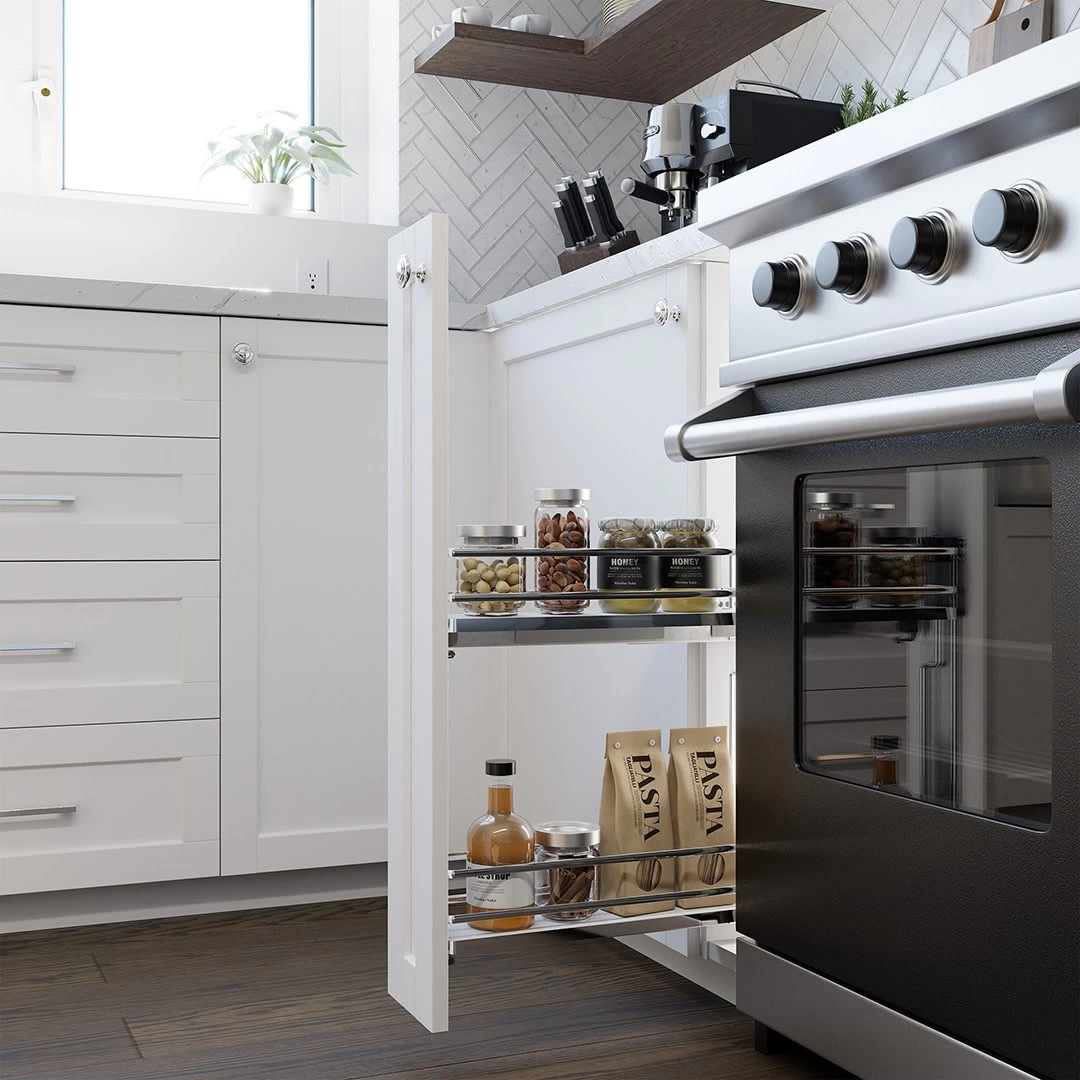 Galaxy Base Cabinet Pull Out Anthracite Grey - 450 Mm (18 In)