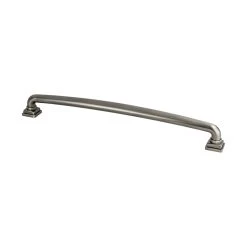 Tailored Traditional Appliance Pull Vintage Nickel - 12 In