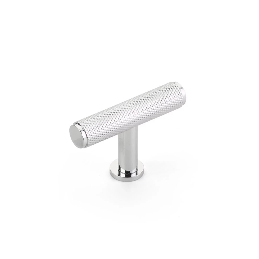 Pub House Knurled T-Knob Signature Satin Brass - 2 In - Image 5