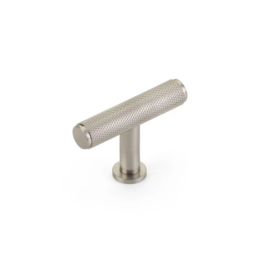 Pub House Knurled T-Knob Brushed Nickel - 2 In - Image 4