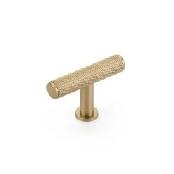 Pub House Knurled T-Knob Matte Black - 2 In