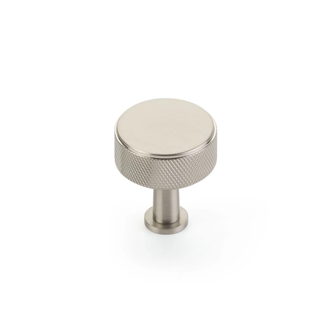 Pub House Knurled Knob Signature Satin Brass - 1 1/4 In - Image 4