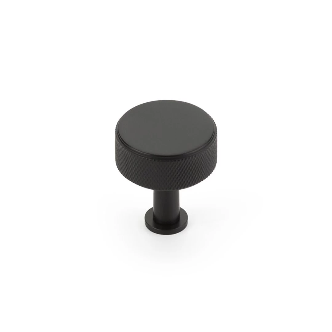 Pub House Knurled Knob Signature Satin Brass - 1 1/4 In - Image 3