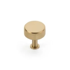 Pub House Knurled Knob Polished Nickel - 1 1/4 In