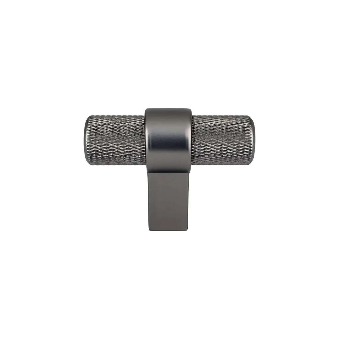 Radial Reign Knurled T-Knob Matte Black And Modern Brushed Gold - 2 In - Image 6