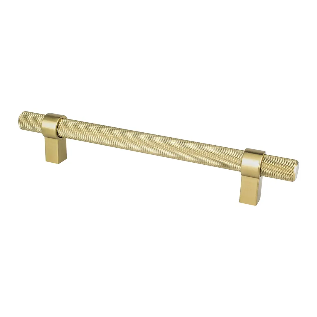 Radial Reign Knurled Pull Modern Brushed Gold - 5 In - Image 14