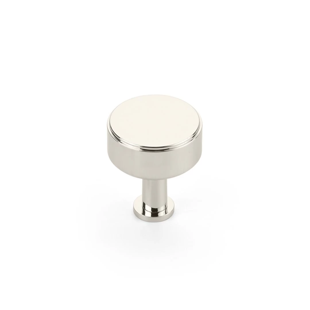 Pub House Knob Brushed Nickel - 1 1/4 In - Image 2