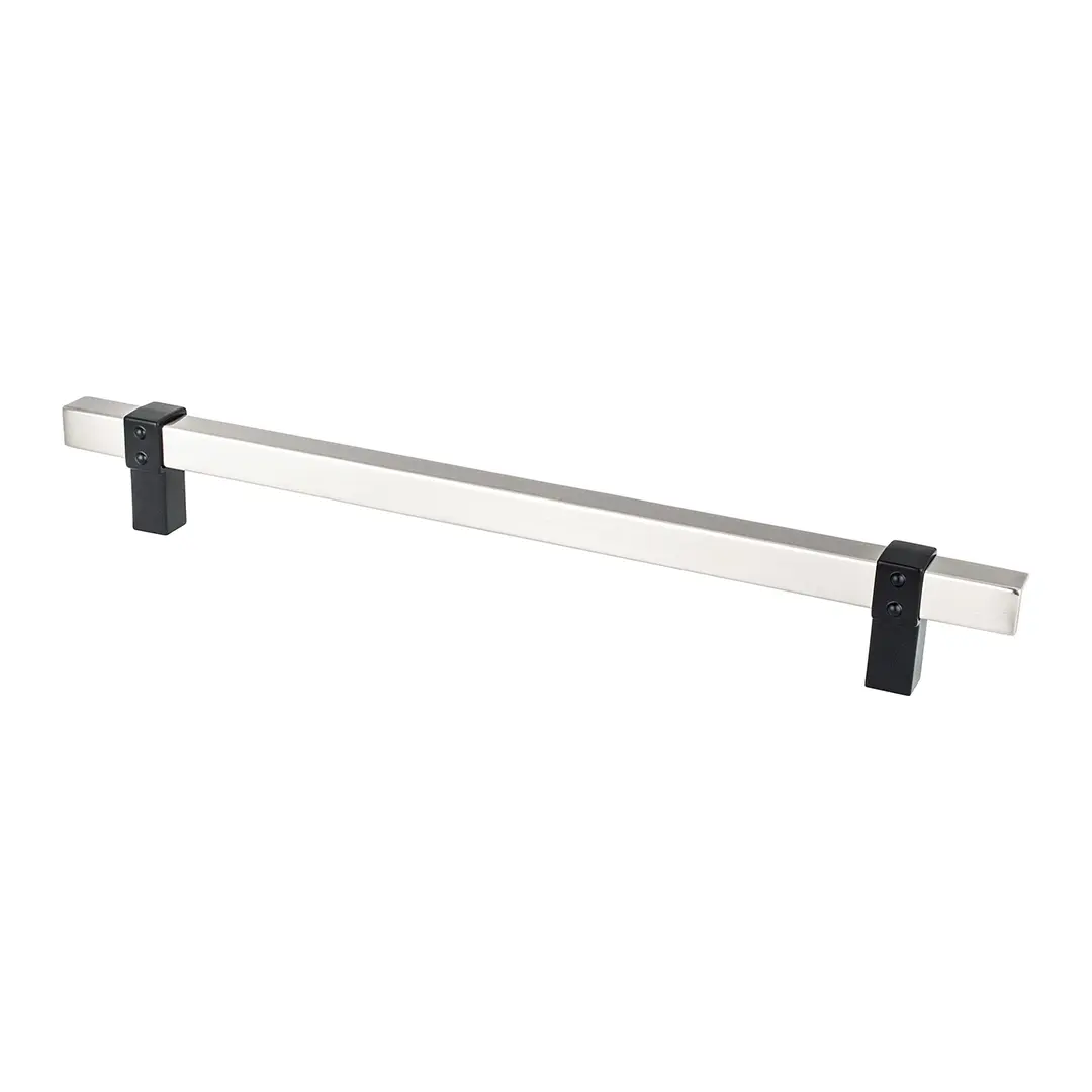 Rivet Rebel Pull Matte Black And Brushed Nickel - 5 1/16 In - Image 2