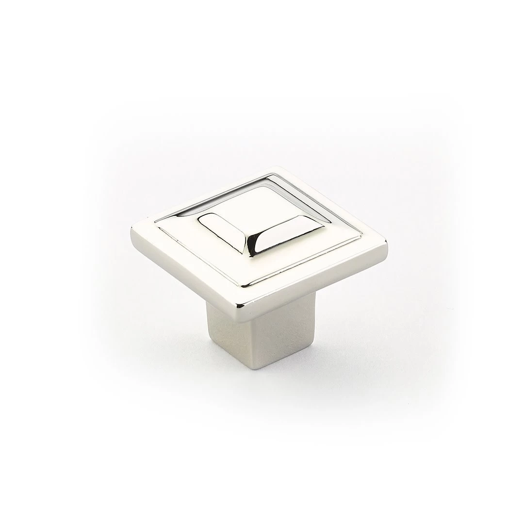 Menlo Park Square Knob Polished Chrome - 1 1/4 In - Image 2