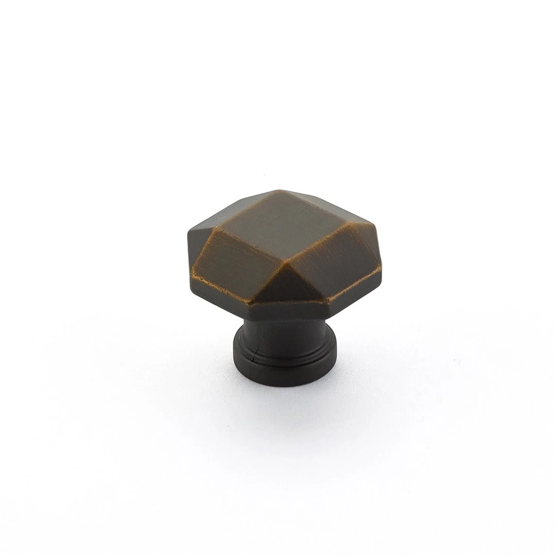 Menlo Park Faceted Knob Brushed Nickel - 1 1/4 In - Image 5