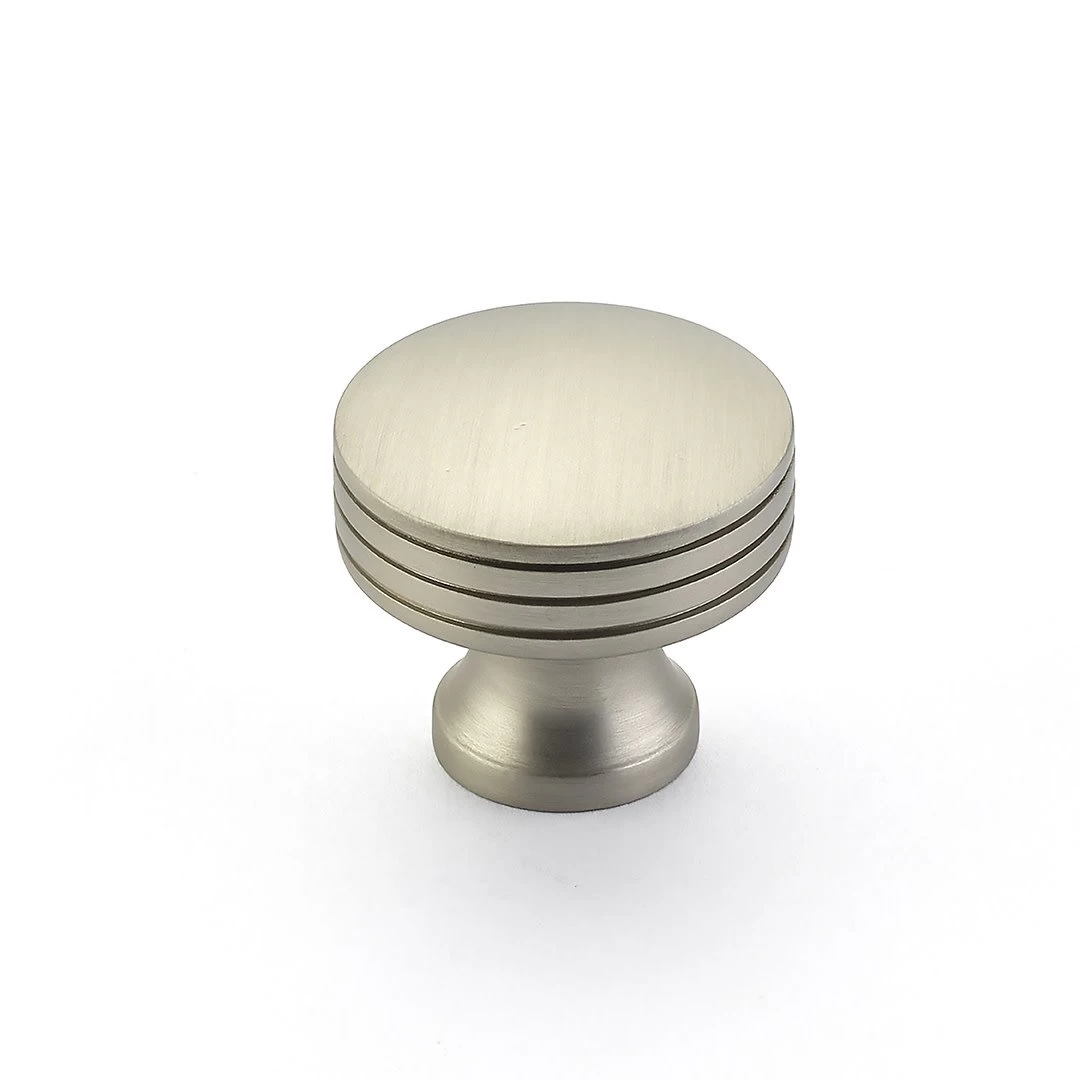 Menlo Park Round Knob Signature Satin Brass - 1 1/4 In - Image 7