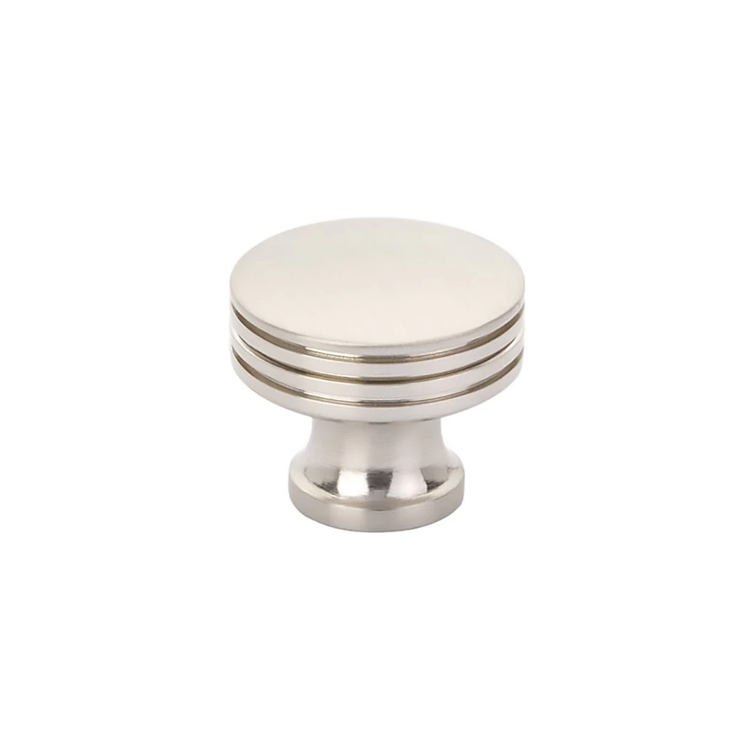 Menlo Park Round Knob Signature Satin Brass - 1 1/4 In - Image 4