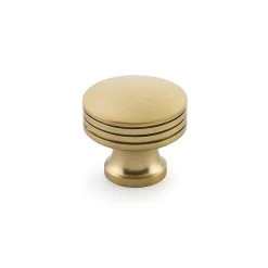 Menlo Park Round Knob Brushed Nickel - 1 1/4 In