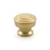 Menlo Park Button Knob Brushed Nickel - 1 1/4 In