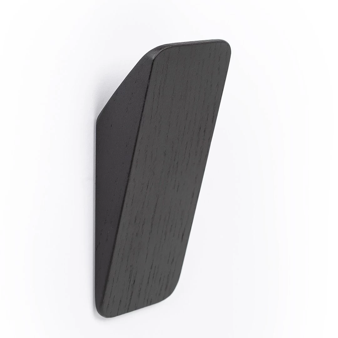 Switch Hook Matte Black Lacquered - 3 3/4 In