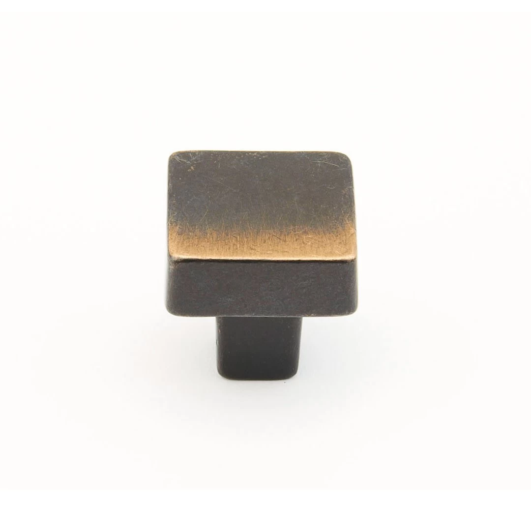 Vinci Square Knob Antique Bronze - 1 1/4 In - Image 8