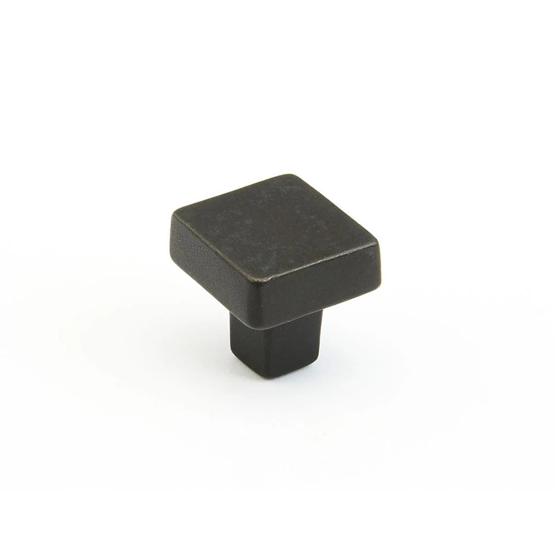 Vinci Square Knob Antique Bronze - 1 1/4 In - Image 7