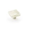Vinci Square Knob Antique Bronze - 1 1/4 In