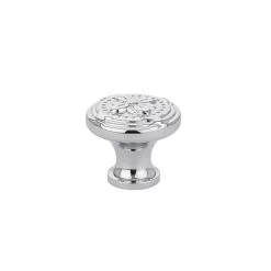 Ribbon & Reed Knob Satin Nickel - 1 1/4 In