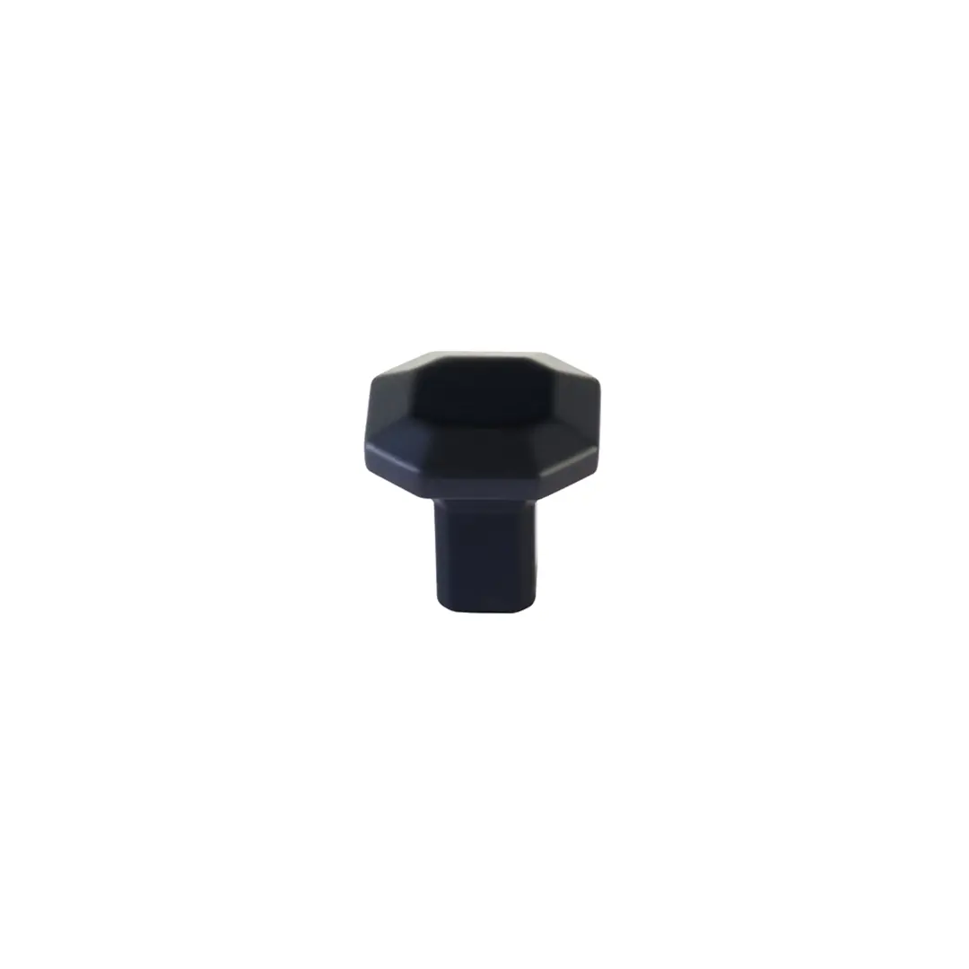 Riviera Square Knob Flat Black - 1 1/4 In - Image 2