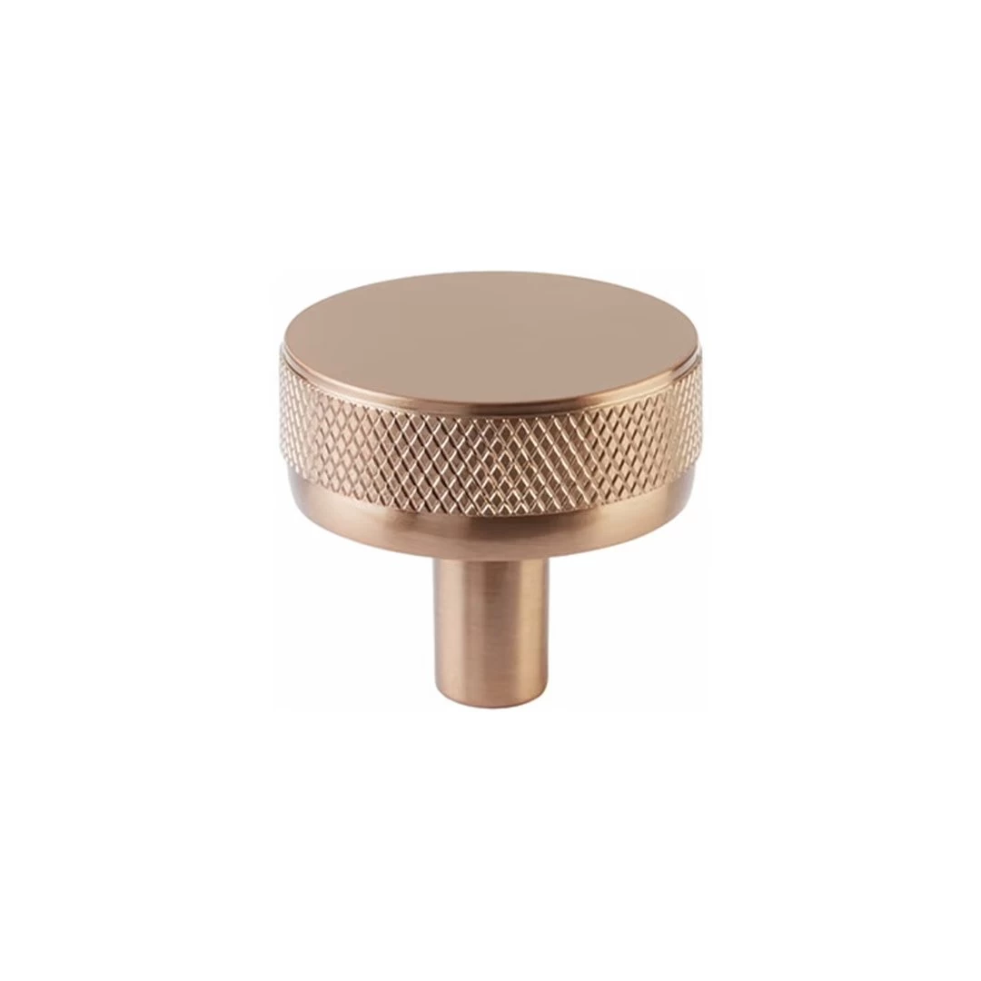 Select Conical Knurled Cabinet Knob Polished Chrome - 1 1/4 In - Image 2