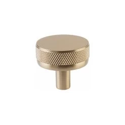 Select Conical Knurled Cabinet Knob Satin Nickel - 1 1/4 In