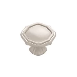 Trellis Quatrefoil Knob Polished Nickel - 1 1/2 In