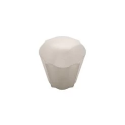 Trellis Traditional Knob Matte Black - 1 3/16 In