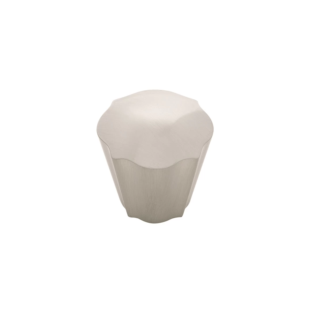 Trellis Traditional Knob Polished Nickel - 1 3/16 In