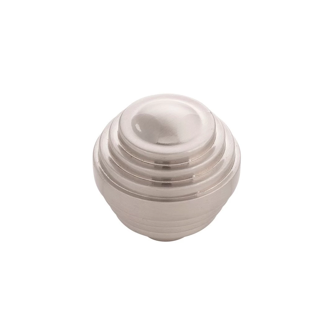 Sinclaire Cosmopolitan Knob Satin Nickel - 1 3/8 In