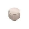 Sinclaire Round Knob Brushed Golden Brass - 1 1/4 In