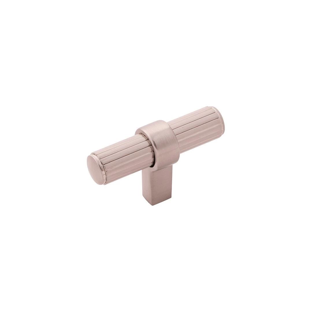 Sinclaire T-Knob Polished Nickel - 2 3/8 In