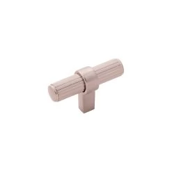 Sinclaire T-Knob Brushed Golden Brass - 2 3/8 In