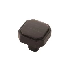 Monroe Knob Brushed Golden Brass - 1 5/16 In