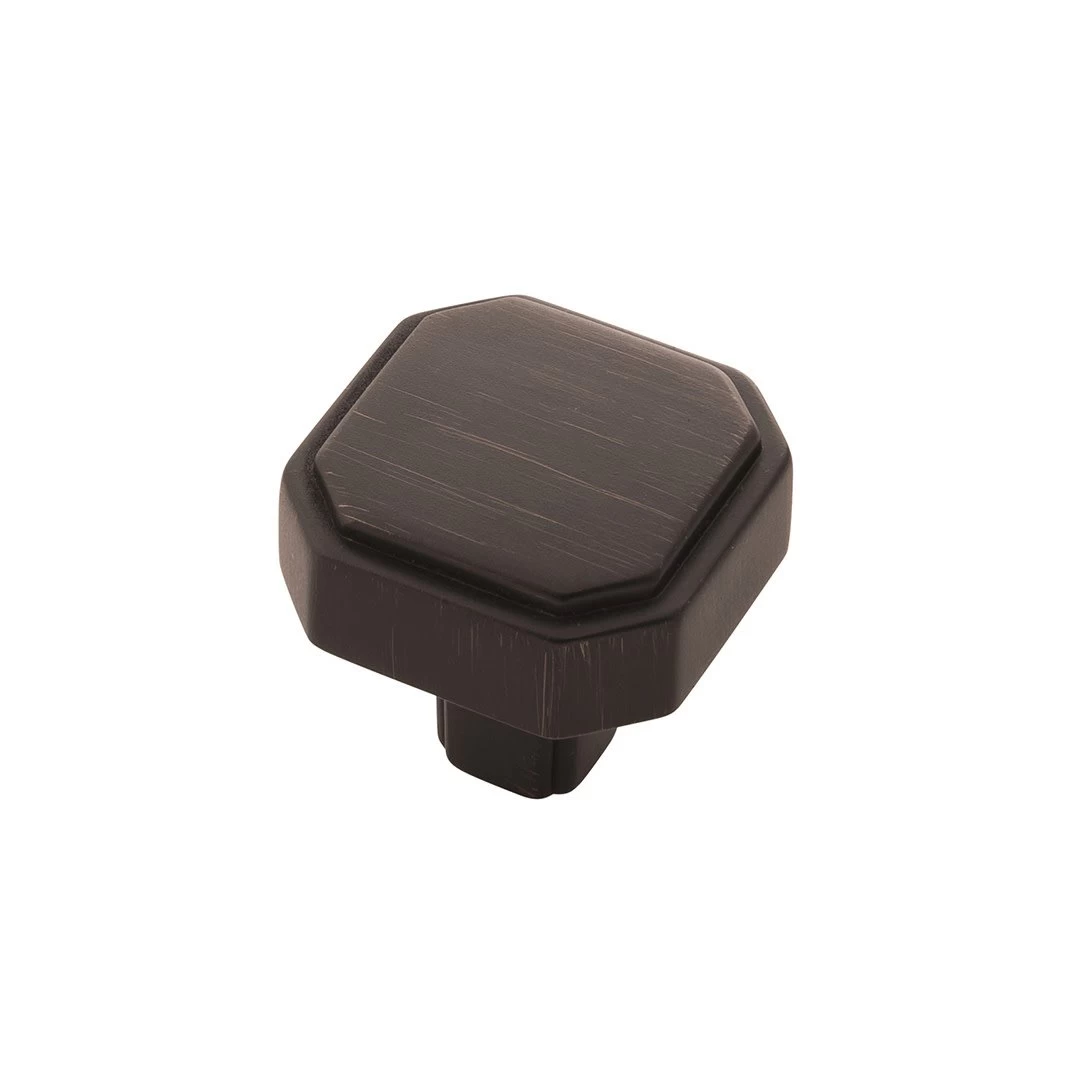 Monroe Knob Brushed Golden Brass - 1 5/16 In