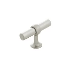 Ostia T-Knob Satin Nickel - 2 1/2 In