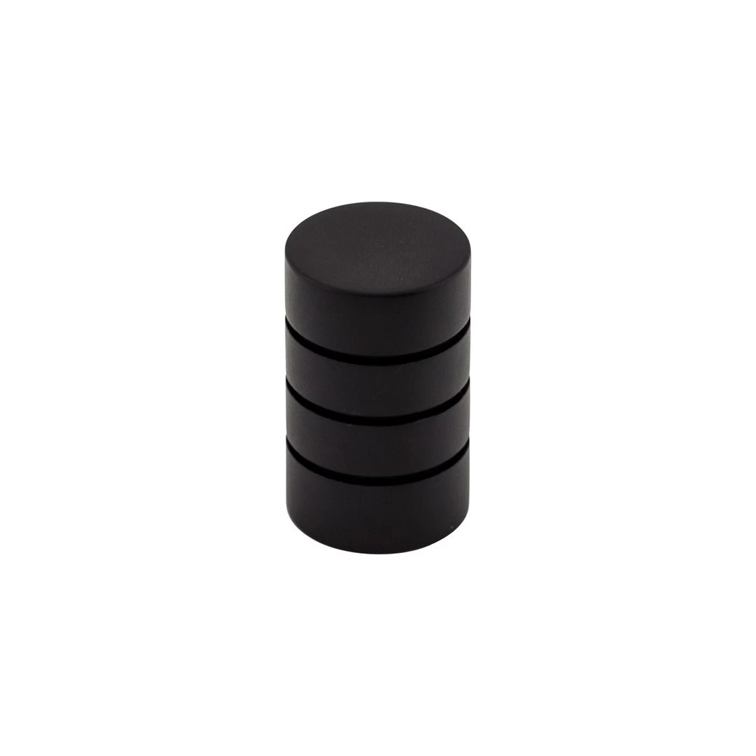 Stacked Knob Flat Black - 5/8 In - Image 2
