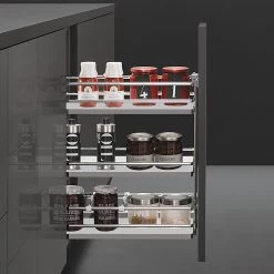 Galaxy 3 Side Pull Out Right Maple / Champagne - 150 Mm (6 In)