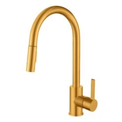 Pearl SANTINO - Champagne Gold Brass Kitchen Faucet