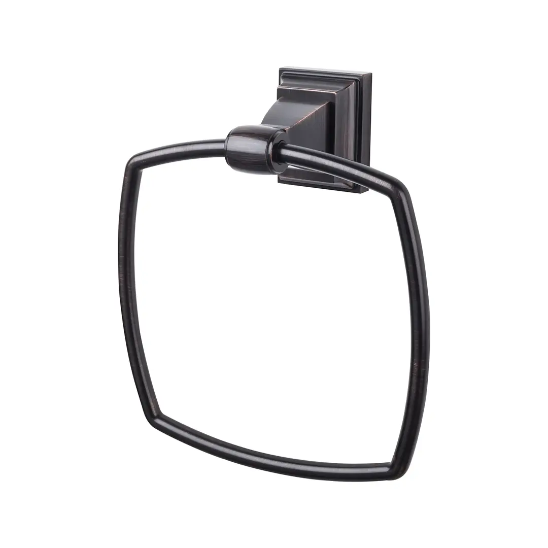 Stratton Bath Towel Ring Brushed Satin Nickel -