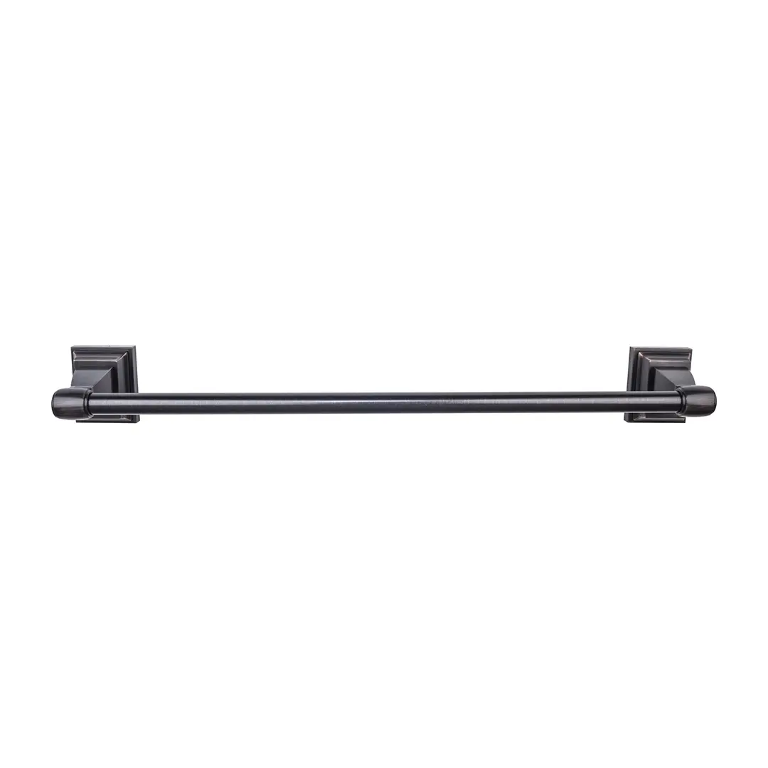 Stratton Bath Single Towel Bar Polished Nickel - 24 In - Image 11