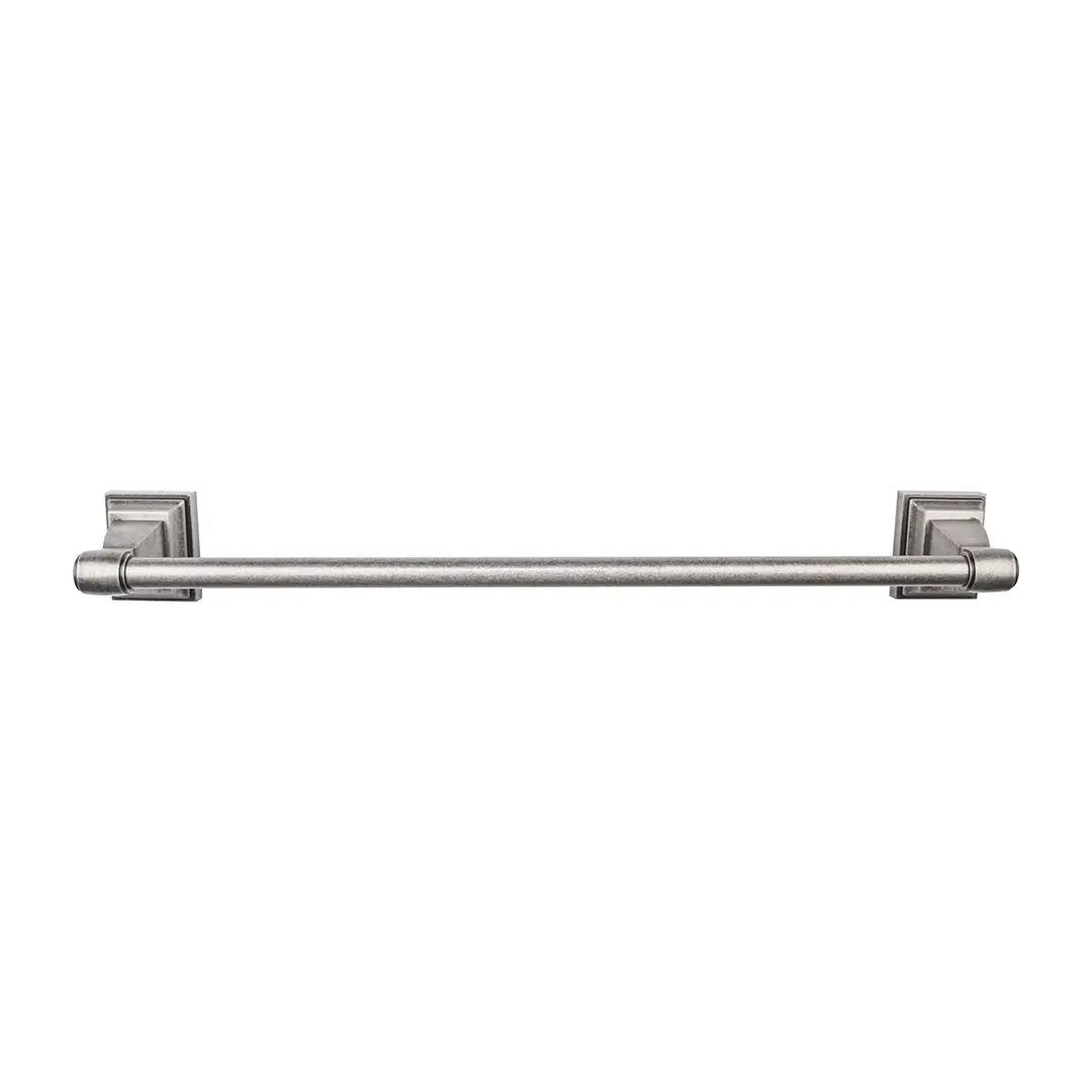Stratton Bath Single Towel Bar Polished Nickel - 30 In - Image 10