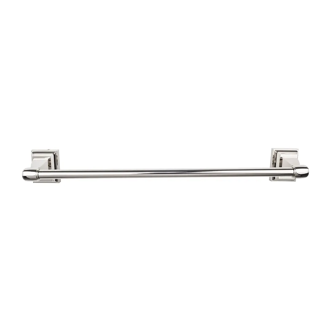 Stratton Bath Single Towel Bar Brushed Satin Nickel - 18 In - Image 2