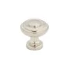 Ulster Knob Polished Nickel - 1 1/4 In