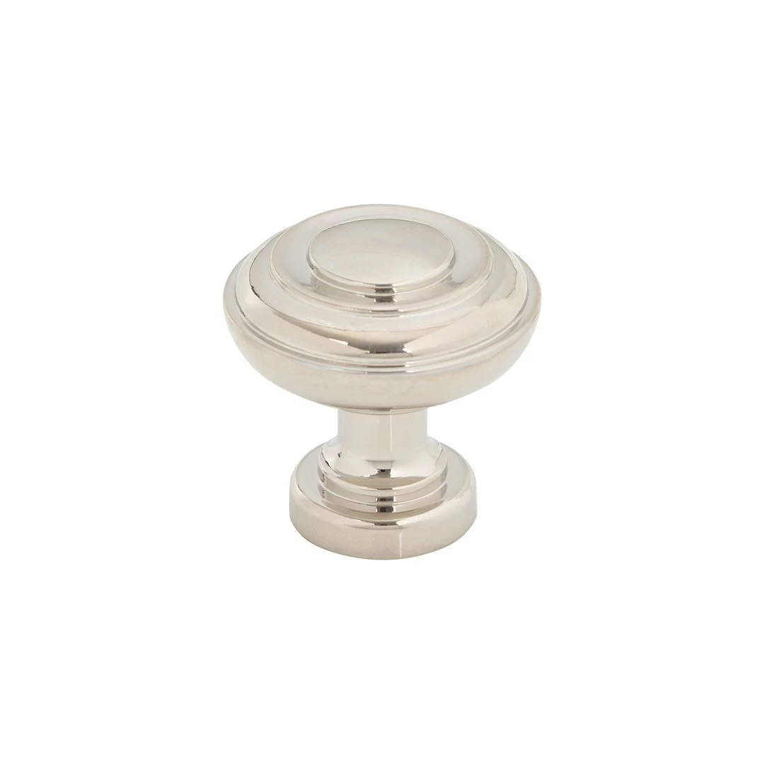 Ulster Knob Brushed Satin Nickel - 1 1/4 In