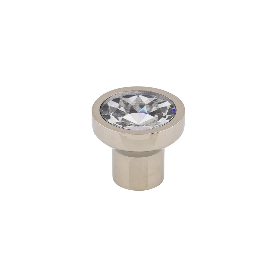 Wentworth Crystal Knob Polished Nickel - 1 1/8 In - Image 4